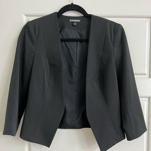 Express cropped blazer
